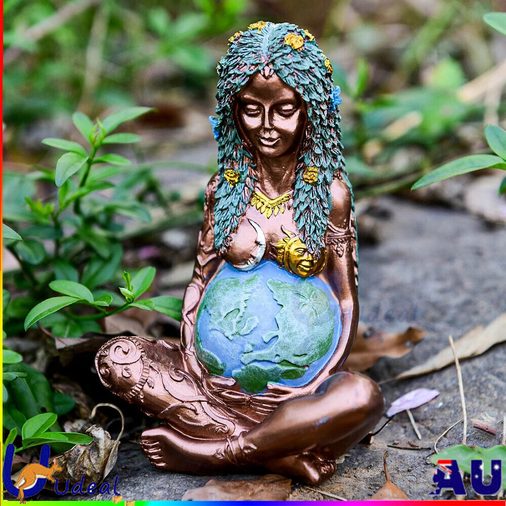 Large Millennial Mother Earth Goddess Art Statue