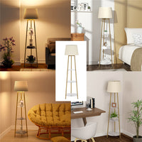 3-Tier Shelf Floor Lamp