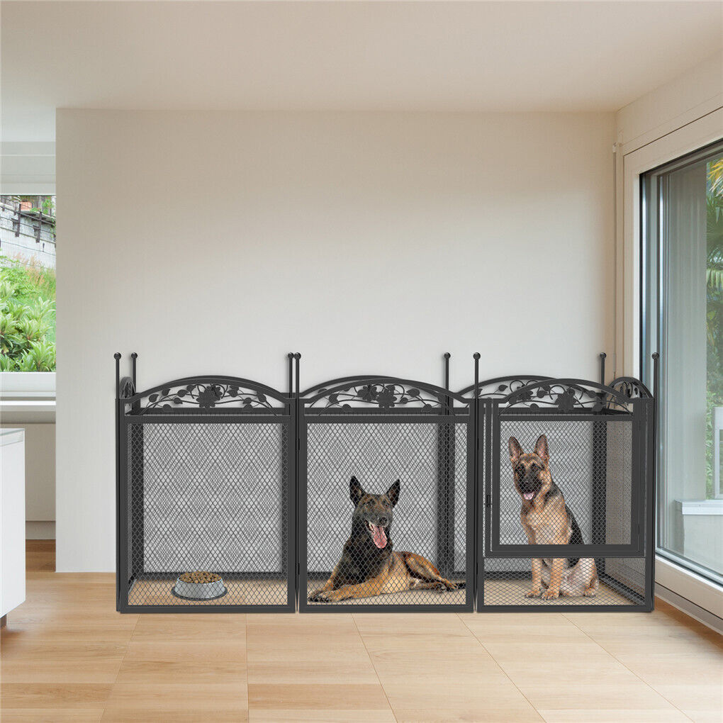 3 in 1 Dog Playpen Extra Large Dog Whelping Fence DIY Shape Garden Fence Barrier