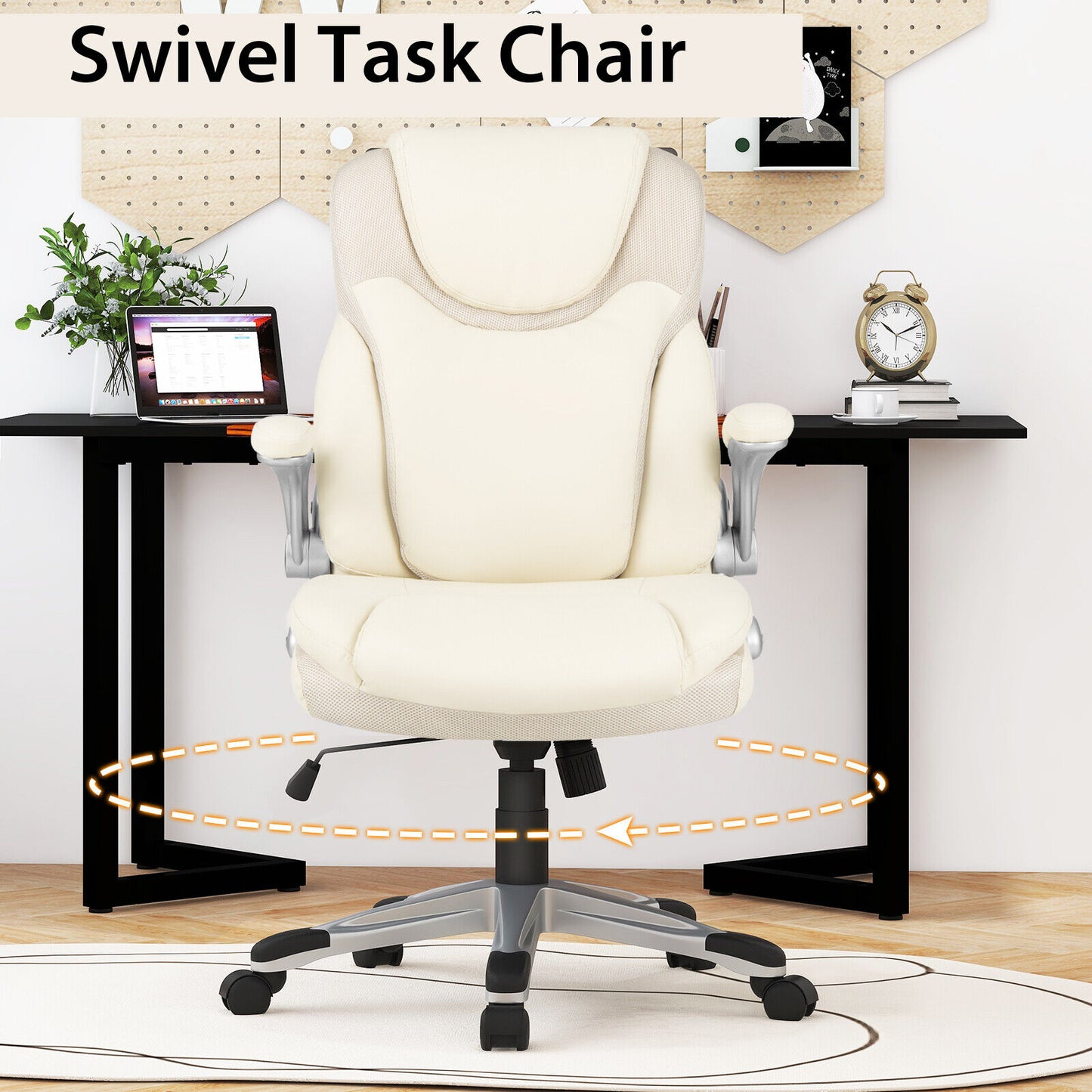 Premium Ergonomic Executive Office Chair 360 Degree Swivel and Adjustable