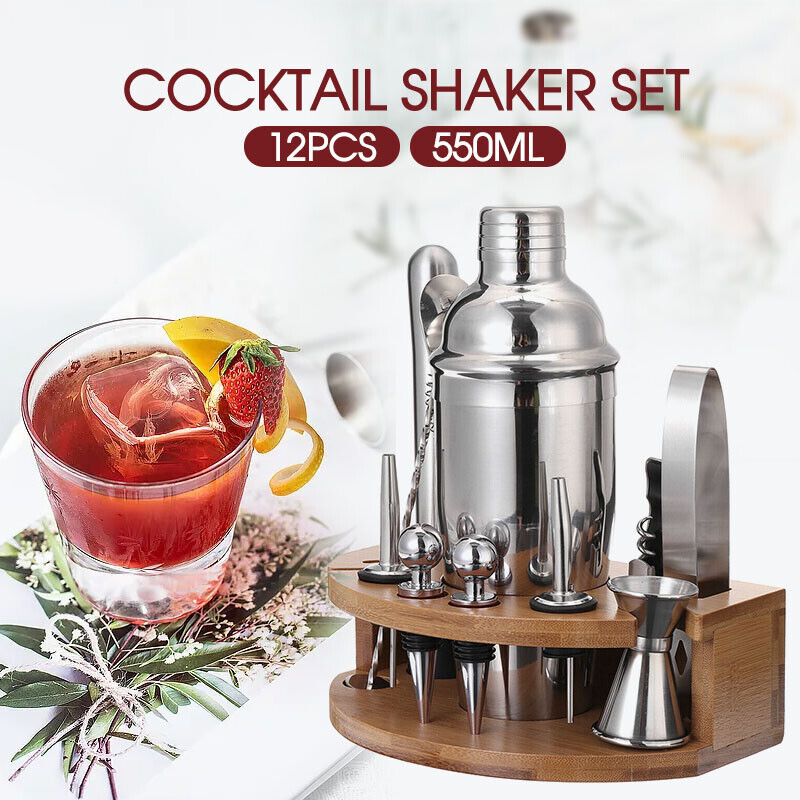 12-Piece Cocktail Shaker Set