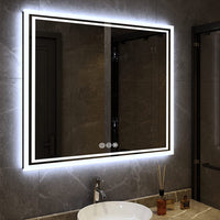 Energy Saving Backlit ULTRA BRIGHT Bathroom Mirror Anti-Fog HD Vanity Mirror