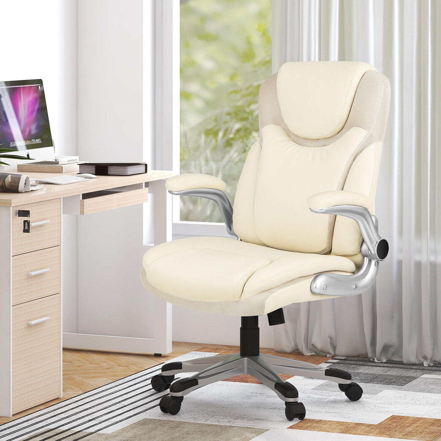 Premium Ergonomic Executive Office Chair 360 Degree Swivel and Adjustable