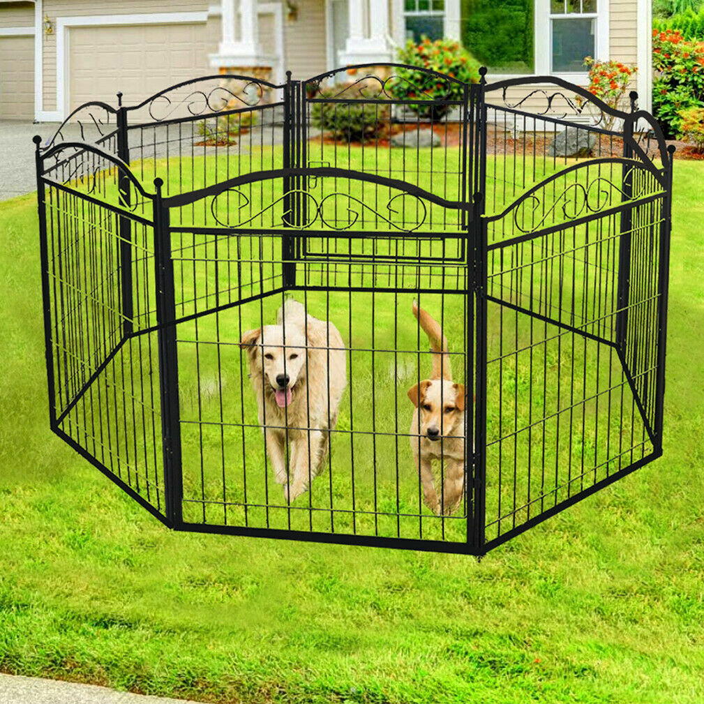 Dog Playpen Kennel Cage Indoor Outdoor Dog Exercise Pen Cat Chicken Rabbit Fence