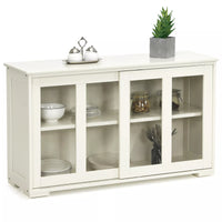 Kitchen Sideboard Buffet Storage Cabinet with Dining Table and Hallway Organizer