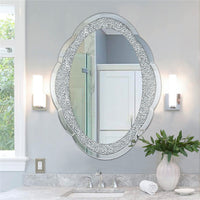 Home Decorative Wall Mirror Make up Mirror Crystal European-Style Vintage Frame