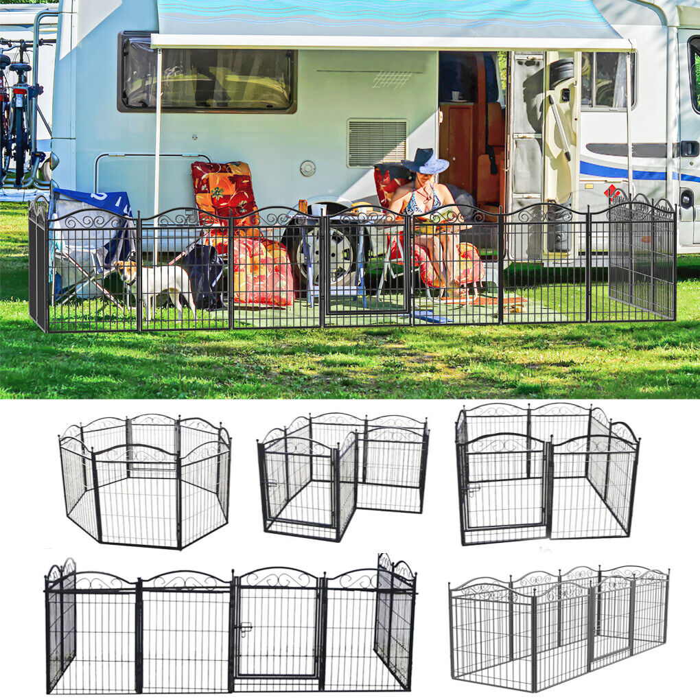 Dog Playpen Kennel Cage Indoor Outdoor Dog Exercise Pen Cat Chicken Rabbit Fence