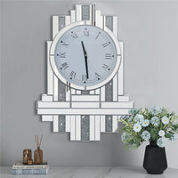 Large Sparkle Twinkle Bling Wall Clock Diamond Silent Wall Clock Home Decorative