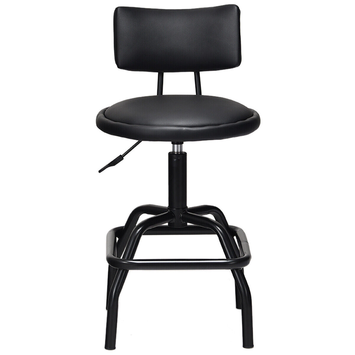 2 Pcs 360 Degree Swivel Bar Stools Pub Chairs Height Adjustable Modern Stool