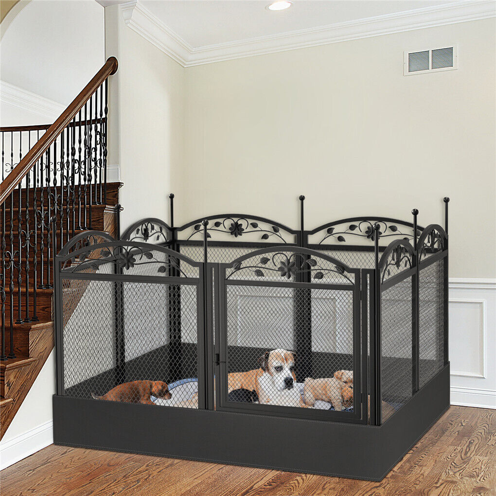 3 in 1 Dog Playpen Extra Large Dog Whelping Fence DIY Shape Garden Fence Barrier