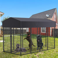 Jumbo Outdoor Dog Kennel Heavy Duty Pet Playpen Pre-galvanized Animal Cage Fence