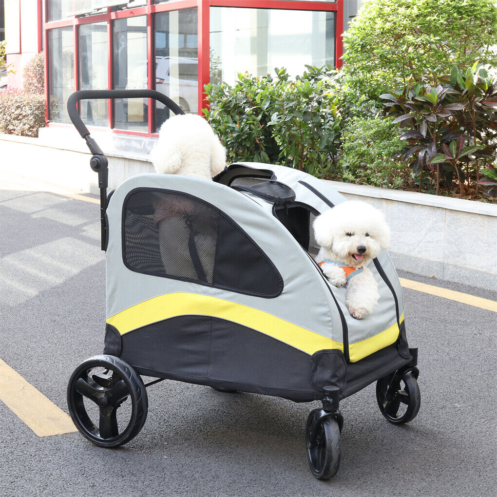 Foldable Dog Stroller Pet Jogger Wagon Travel Carriage