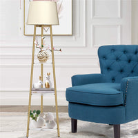 3-Tier Shelf Floor Lamp