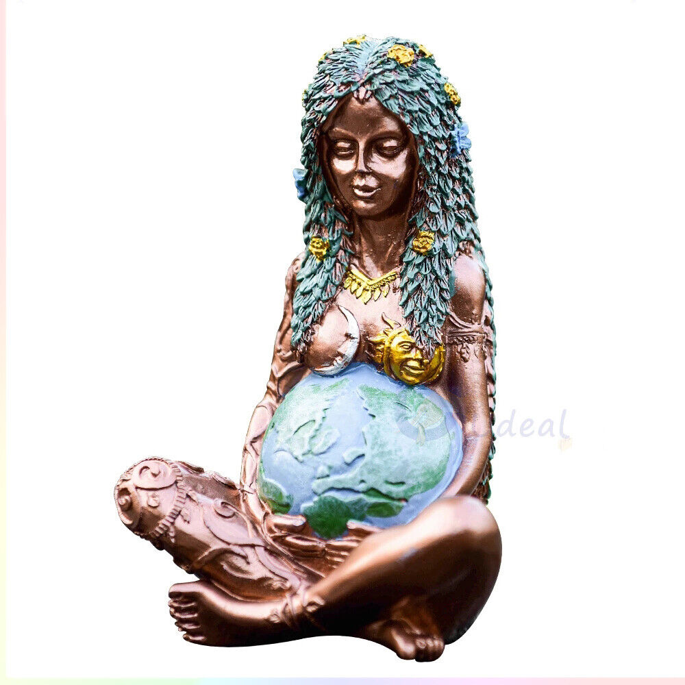 Large Millennial Mother Earth Goddess Art Statue