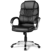 Ergonomic Office Chair Height Adjustable Executive Computer Leather Seat