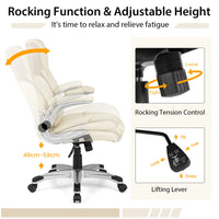 Premium Ergonomic Executive Office Chair 360 Degree Swivel and Adjustable