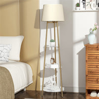 3-Tier Shelf Floor Lamp