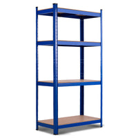 4-Tier Adjustable Metal Shelving Unit 80 cm x 40 cm x 160 cm