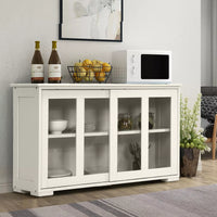 Kitchen Sideboard Buffet Storage Cabinet with Dining Table and Hallway Organizer