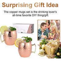 Premium Quality 530ml Copper Moscow Mule Mug