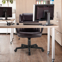 PU Leather Office Chair Modern Executive Ergonomic Swivel Computer Chair