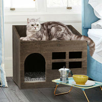 Indoor Wooden Small Pet Dog Cat Kennel House