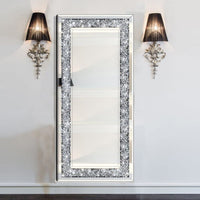 120CM Rectangular Crushed Diamond Crystal Mirror