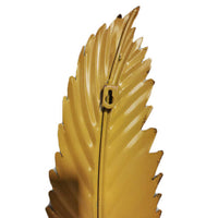 Metal Wall Art Gold Feather Plume Sculpture home decor