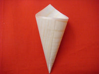 BAMBOO FOOD SERVING CONES 8cm LONG 100/PACK