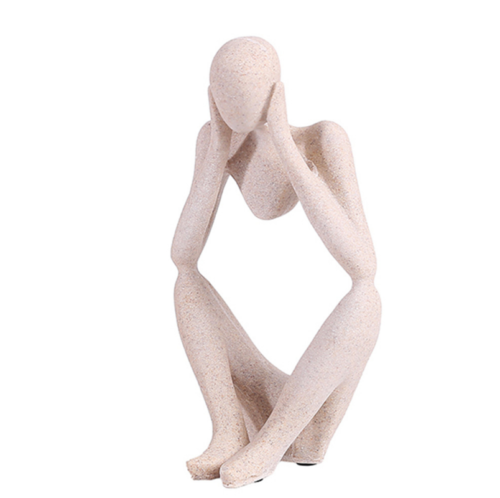 European Abstract Thinker Statue Sculpture