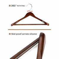 Wide Shoulder Wooden Coat Hangers