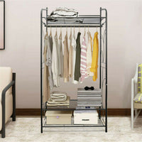 Large metal garment storage stand