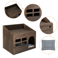 Indoor Wooden Small Pet Dog Cat Kennel House