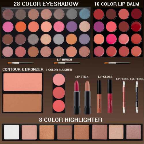 Professional Makeup Kit Set with Eyeshadow Palette