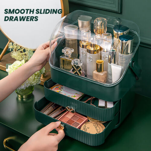 Portable Green Makeup Organiser Storage Holder