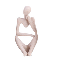 European Abstract Thinker Statue Sculpture