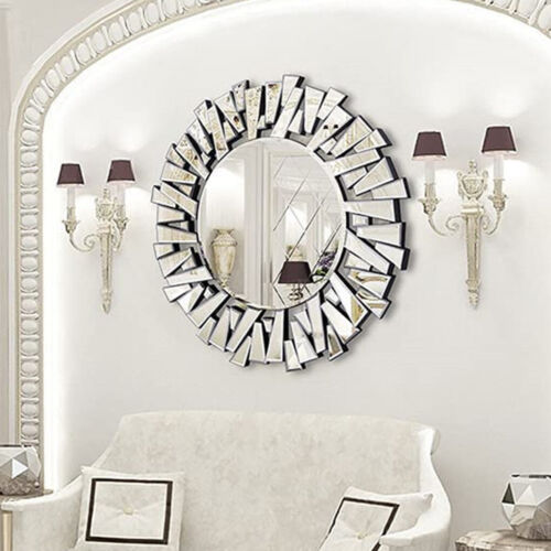 Decorative Round Wall Mirror for Living Room