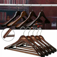 Wide Shoulder Wooden Coat Hangers