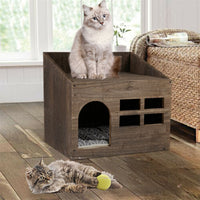 Indoor Wooden Small Pet Dog Cat Kennel House