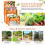 2-Tier Wooden Raised Garden Bed Container