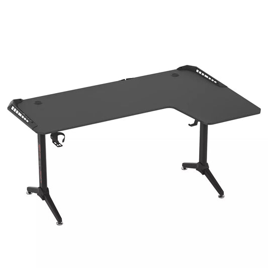 XXXL L-Shaped Gaming Desk w/ Storage Box