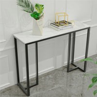 Marble console table Hallway table entryway display console table Marble