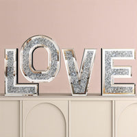 4PCS Independent Letters Diamond Sign