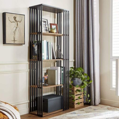 5-Tier Bookcase Display Shelf
